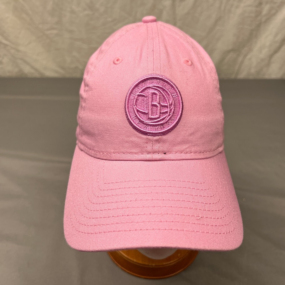 NWT New Era 9Twenty NBA Brooklyn Nets Cap Womens Adjustable Pink Hat